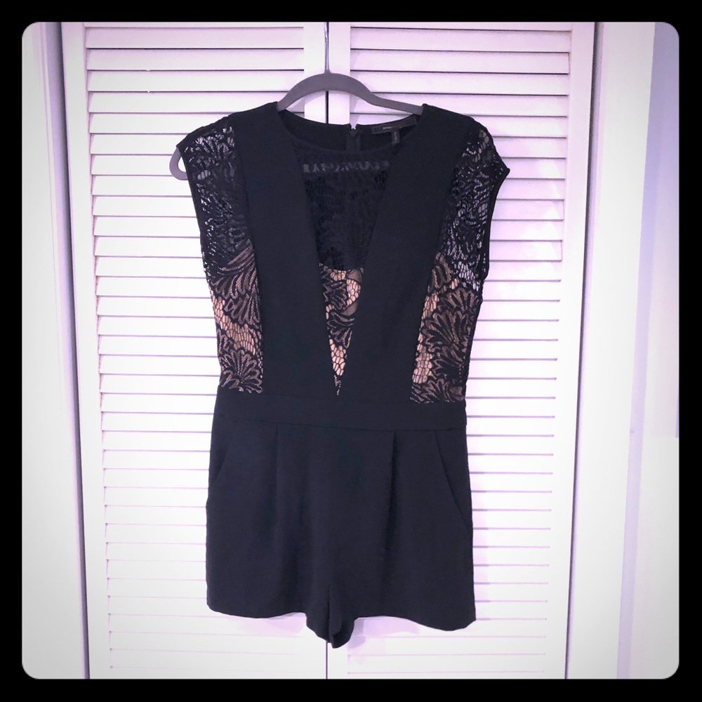 BCBG Shirt Cap sleeve jumpsuit